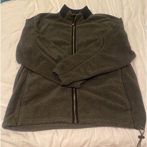 Men’s Izod Full Zip Jacket Dark Gray XL